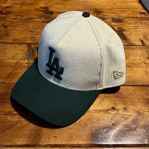 LA Dodgers Two Tone SnapBack Green & White
